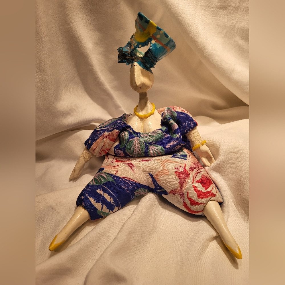 POUPEE MILLET Cerri Art Porcelain Doll | Vintage 1980s Handmade in France |